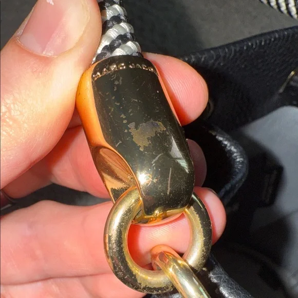 Marc Jacobs Black Bucket Bag with Gold Accents - Picture 8 of 11